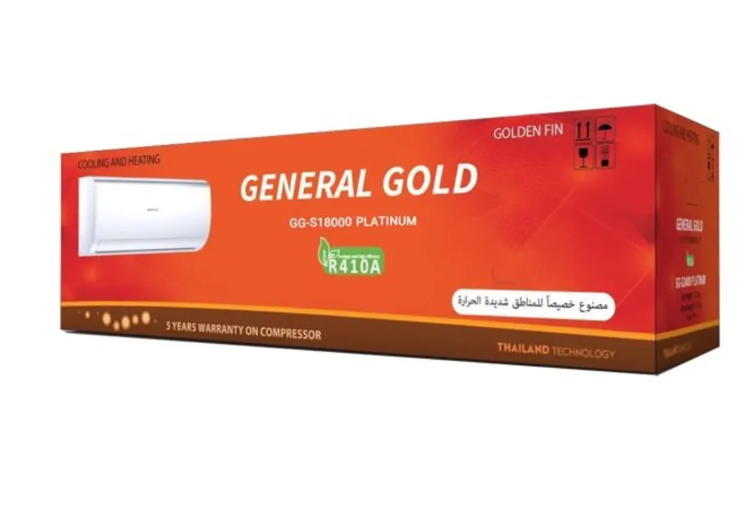 کولر گازی 18000 جنرال گلد مدل GG-S18000 Platinum